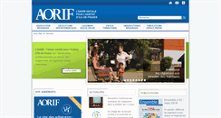 Desktop Screenshot of aorif.org